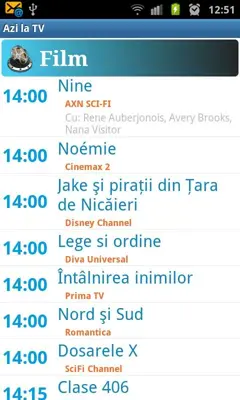 Programul TV android App screenshot 0