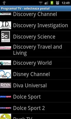 Programul TV android App screenshot 5